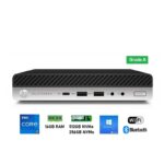 HP EliteDesk 800 G5 Mini Core I7-8700 16GB 512GB+256GB NVMe Windows 11 Pro